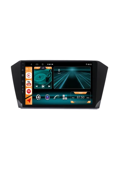 Vw Passat B8 2017+Uyumlu   Multi̇medya Navi̇gasyon Usb Kamera Carplayer 4 Ram