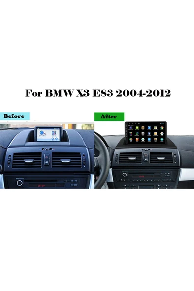 BMW X3-E83 2006-2010 MULTİMEDYA NAVİGASYON USB KAMERA CARPLAYER - Resim 3