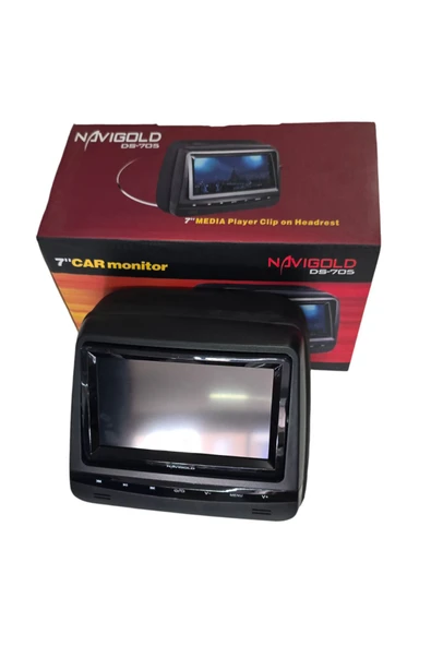 Koltuk Başlığı Monitör 2 Adet siyah   7 Indc Usb/sd/