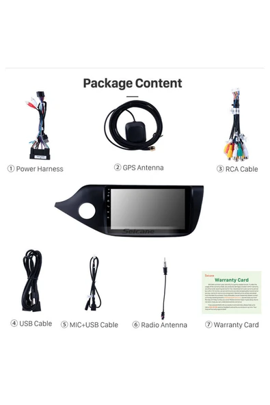 KIA CEED 2013-2017 MULTİMEDYA NAVİGASYON USB KAMERA CARPLAYER 4 RAM - 3