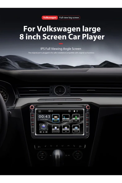 2006-2011 VW  Uyumlu  Volkswagen Cupra ANDROİD MULTİMEDYA KAMERA USB GPS CARPLAYER BLUETOOTH