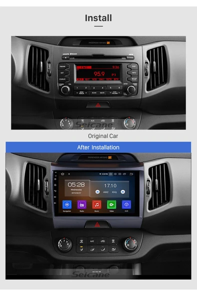 KIA SPORTAGE (2011-2016) MULTİMEDYA NAVİGASYON USB KAMERA ANDROID - Resim 2