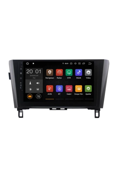 Nissan Qashqai-xtrail Android 10 Multimedya Tv Usb Kamera