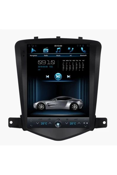 Chevrolet Cruze Tesla 2015+ Uyumlu Multi?medya Navi?gasyon Usb Kamera Carplayer 4 Ram