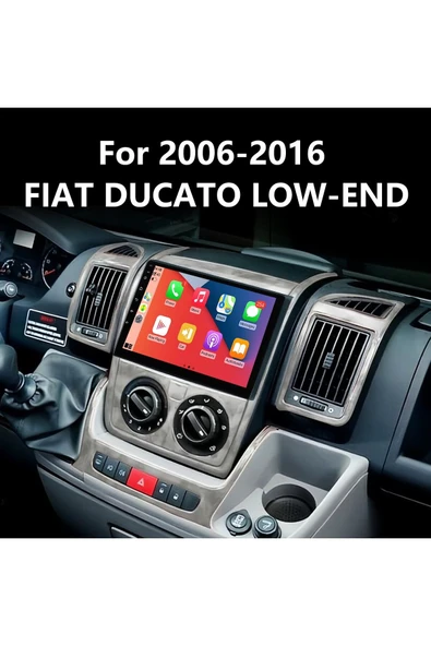 FIAT DUCATO 2006-2016 Uyumlu  MULTİMEDYA NAVİGASYON USB KAMERA CARPLAYER 6 RAM