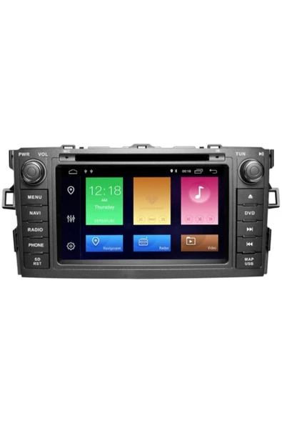 Toyota Auris Navigasyon Multımedya Tv Usb Kamera E Birebir Uyumlu Görünümlü