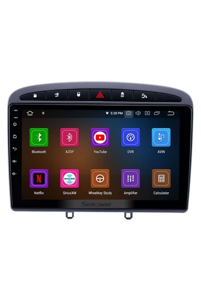 Peugeot 308 2008+ Uyumlu Multi?medya Navi?gasyon Usb Kamera Carplayer