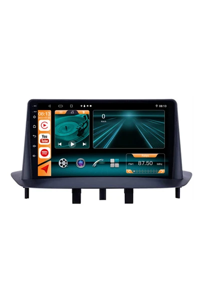 Renault Megane 3 UYUMLU MULTİMEDYA NAVİGASYON USB KAMERA ANDROID  2010-2016