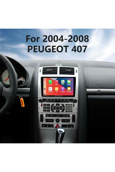 Peugeot 407 2004-2008 Uyumlu  Multi?medya Navi?gasyon Usb Kamera Carplayer