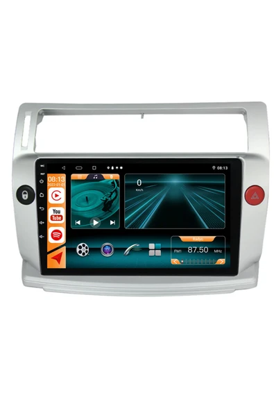 Citroen C4 2005-2011 Uyumlu MULTİMEDYA NAVİGASYON USB KAMERA ANDROID ürün görseli