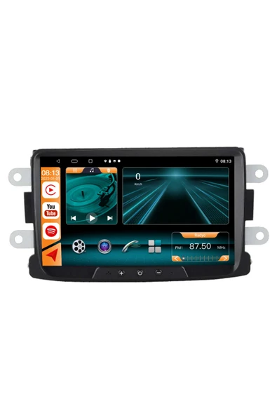 Renault Symbol ANDROİD MULTİMEDYA KAMERA USB GPS CARPLAYER BLUETOOTH (2013-2020) uyumlu