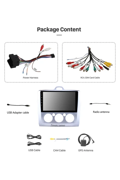 FORD FOCUS 2 Uyumlu MULTİMEDYA MULTİMEDYA NAVİGASYON USB KAMERA