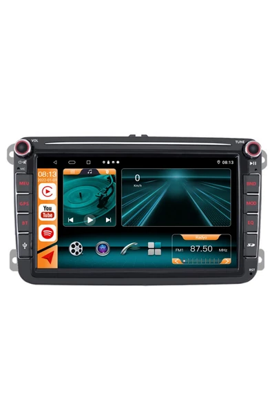2009 Vw Volkswagen T5 Gp Ab Uyumlu Androi?d Multi?medya Kamera Usb Gps Carplayer Bluetooth