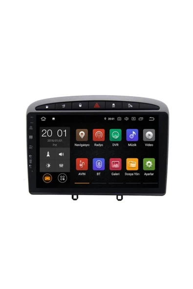 Peugeot 308 Android 10 Multimedya Tv Usb Kamera