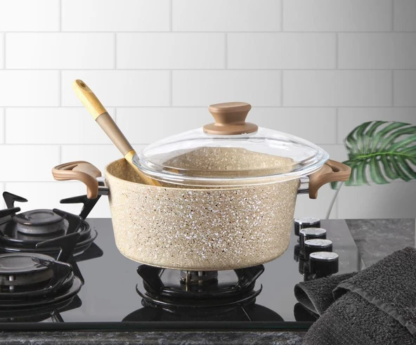 Lavonni 20 cm Granit Derin Tencere
