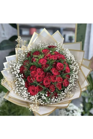 GÜL  BUKETİ YIKANABİLİR KİR TUTMAZ ŞIK HEDİYELİK