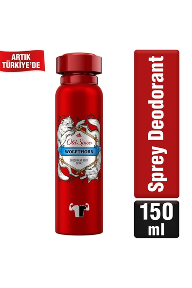 OLD SPICE WOLFTHORN DEODORANT 150 ML - Resim 6