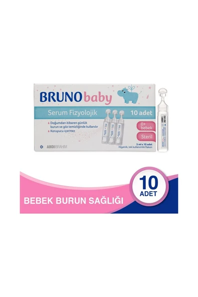 Bruno Baby Bruno Serum Fizyolojik 5 ml X 10 Flakon