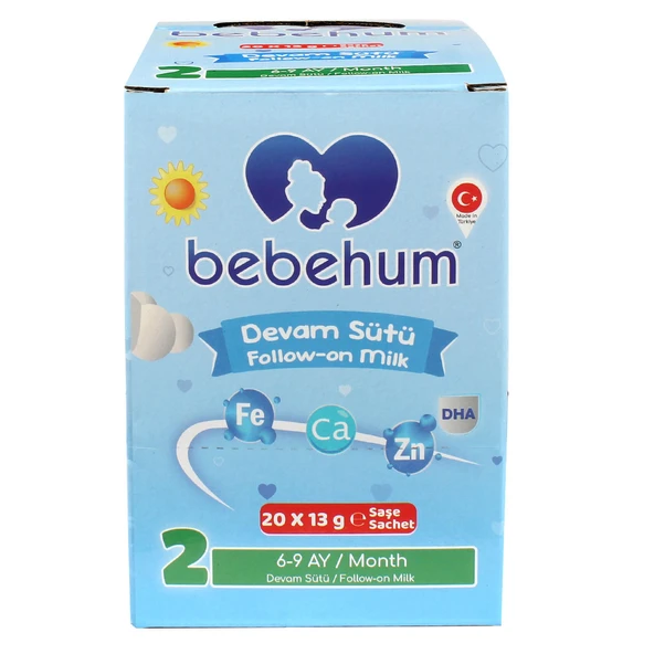 Bebehum 2 Numara Tek Kullanımlık Bebek Devam Sütü 20 Adet - 2