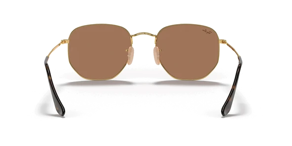 Ray-Ban Hexagonal 3548N 001/Z2 Gold-Copper Güneş Gözlüğü - 3