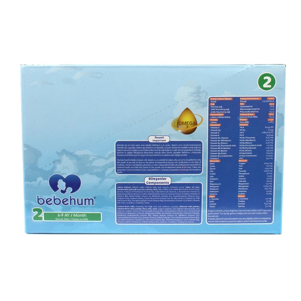Bebehum 2 Numara Tek Kullanımlık Bebek Devam Sütü 20 Adet - 4