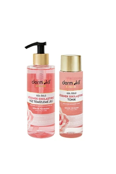 Gül Yüz Temizleme Jeli 300 Ml + Gül Tonik 200 Ml