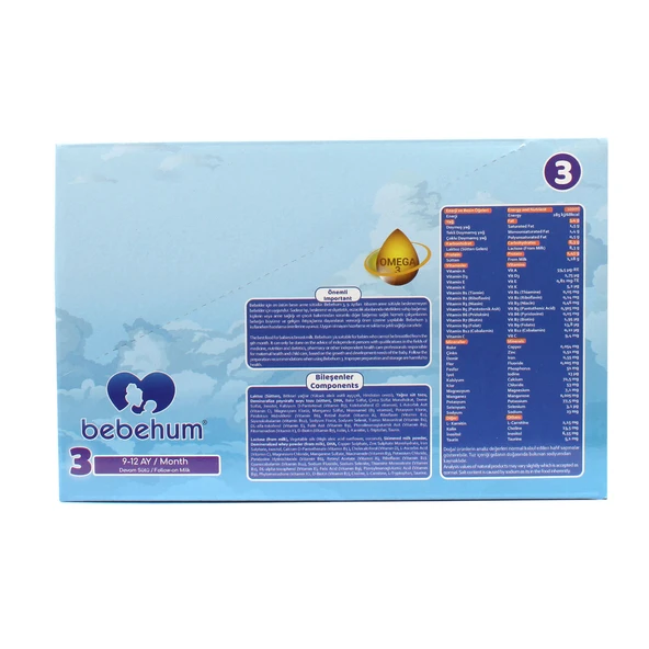 Bebehum 3 Numara Tek Kullanımlık Bebek Devam Sütü 20 Adet - 4