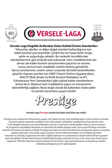 Verselelaga Prestige Muhabbet Yemi 1+1 Kg - 3