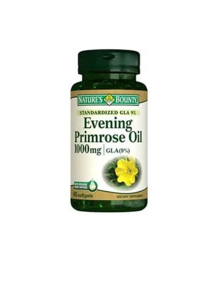 Nature's Bounty Evening Primrose Oil 1000 mg Gla 60 Softgel