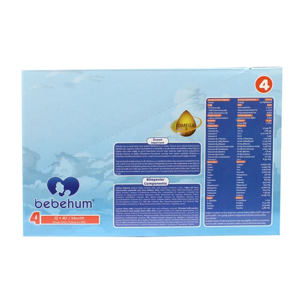 Bebehum 4 Numara Tek Kullanımlık Bebek Devam Sütü 20 Adet - 4