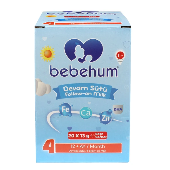 Bebehum 4 Numara Tek Kullanımlık Bebek Devam Sütü 20 Adet - 2
