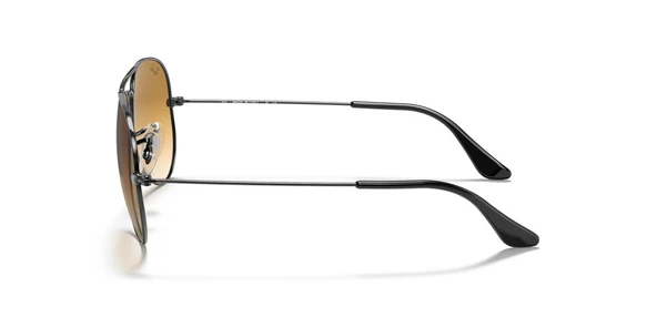 Ray-Ban Aviator 3025 004/51 Gunmetal-Light Brown Güneş Gözlüğü - 2