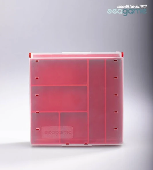 JIGHEAD LRF KUTUSU ÇİFT TARAF EVALI KIRMIZI - 4