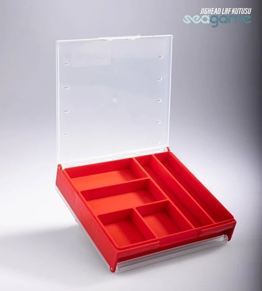 JIGHEAD LRF KUTUSU ÇİFT TARAF EVALI KIRMIZI - 3