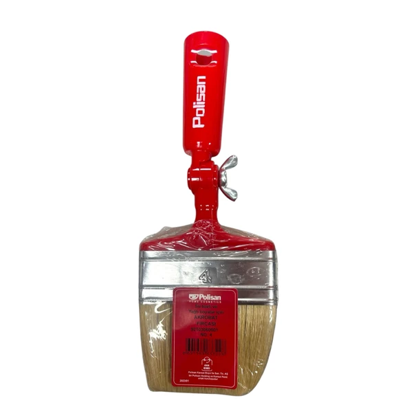 POLİSAN Robot Fırça Akrobat 4 Numara Su Bazlı ve Yağlı Boya Kestirme ürün görseli 1