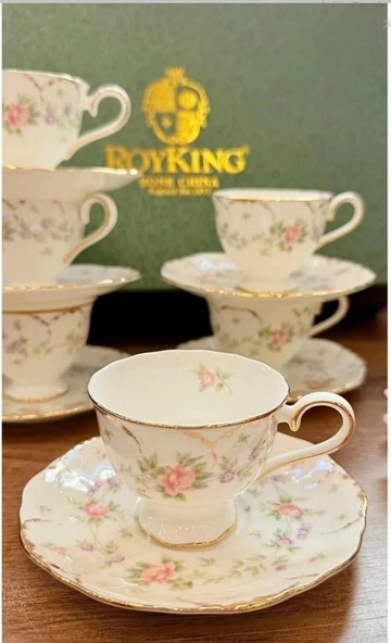 ROYKİNG 6 KİŞİLİK 12 PARÇA LİMİTED EDİTİON KAHVE FİNCAN TAKIMI KNG 014
