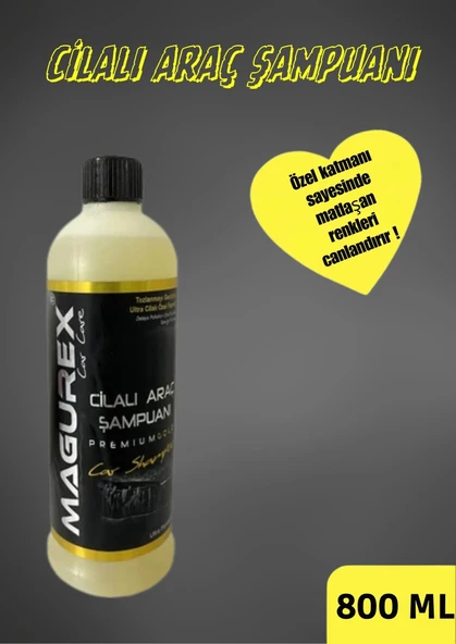 Magurex Premium Cilalı Araç Şampuanı - 2