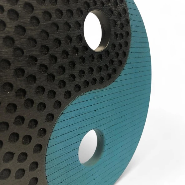 Ying Yang Mavi Siyah Ev Dekoru Büyük - Resim 2