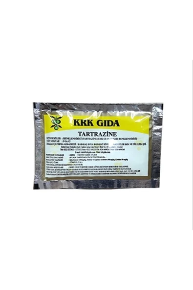 Gıda Renklendirici Sarı (TARTARAZİN)(E102) 9gr