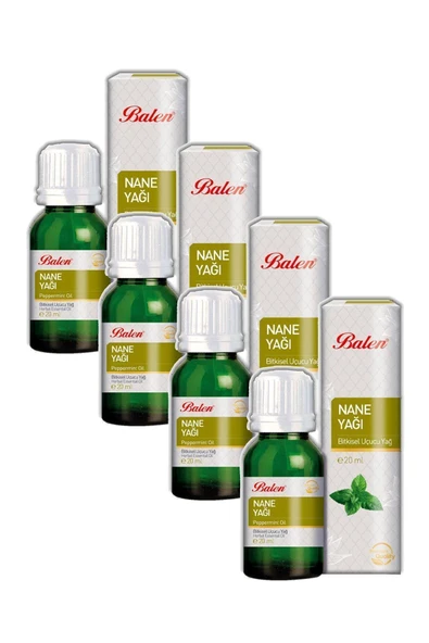 Nane Yağı Distilasyon 20 ml 4 Adet