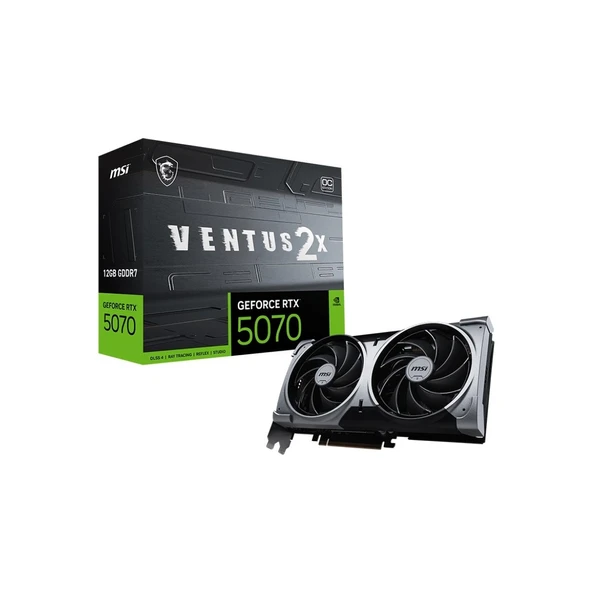 Msı VGA Geforce Rtx 5070 12G Ventus 2x Oc RTX5070 12GB Gdrr7 192B DX12 Pcıe 5.0 X16 (3xdp 1xhdmı)