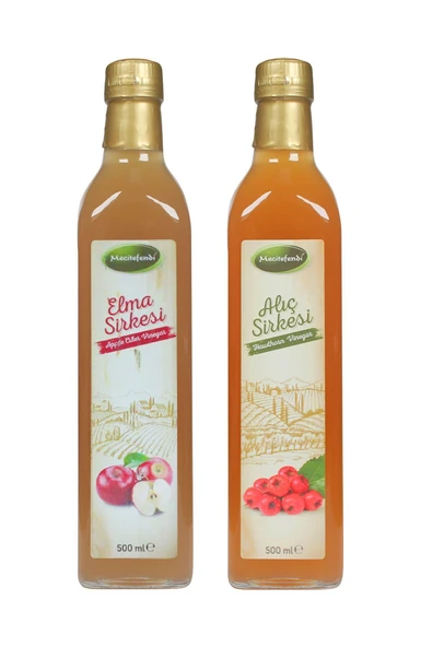 ELMA SİRKESİ 500ML + ALIÇ SİRKESİ 500 ML