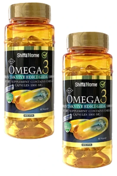 Omega 3 Balık Yağı Trigliserit Form 1000mg 60 Softgel X 2 Adet