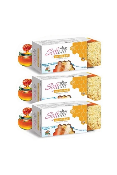 Doğal Arı Sütlü Ballı Lifli Sabun 3 Adet