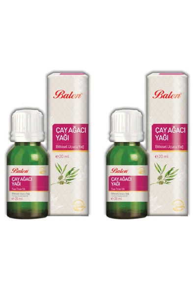 Çay Ağacı Yağı-hint Defnesi Yağı (DİSTİLASYON) 20 ml 2 Adet