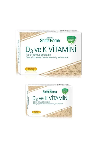 D3 Ve K2 Vitamini X 2 Adet