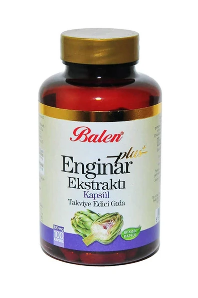 Enginar Plus Ekstrakt 820 Mg 100 Kapsül