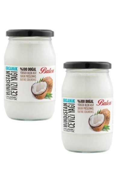 Organik Hindistan Cevizi Yağı 2 X 300 G