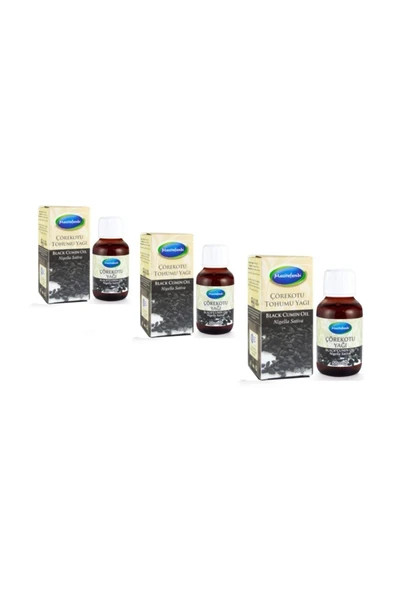 3 Adet Mecitefendi Çörekotu Yağı 3x50 ml