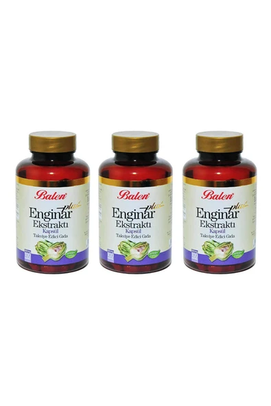Enginar Plus Kapsül 820 Mg 100 Yumuşak Kapsül 3 Adet